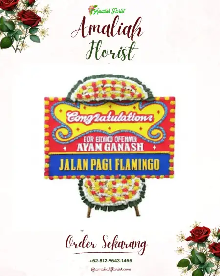 Sewa Papan Bunga Gedung Pernikahan Sentul